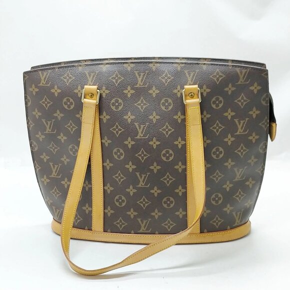 Authentic Louis Vuitton Babylone Brown Monogram Tote Bag mn754-111925